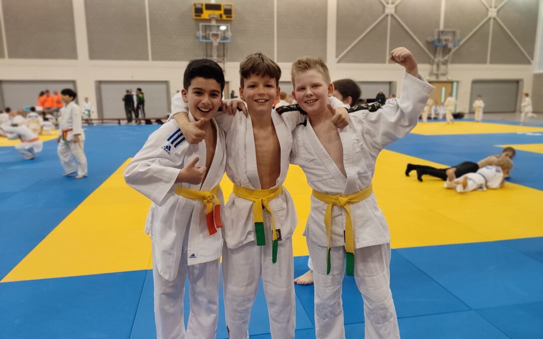 Judoka’s Hashi bij Instaptoernooi